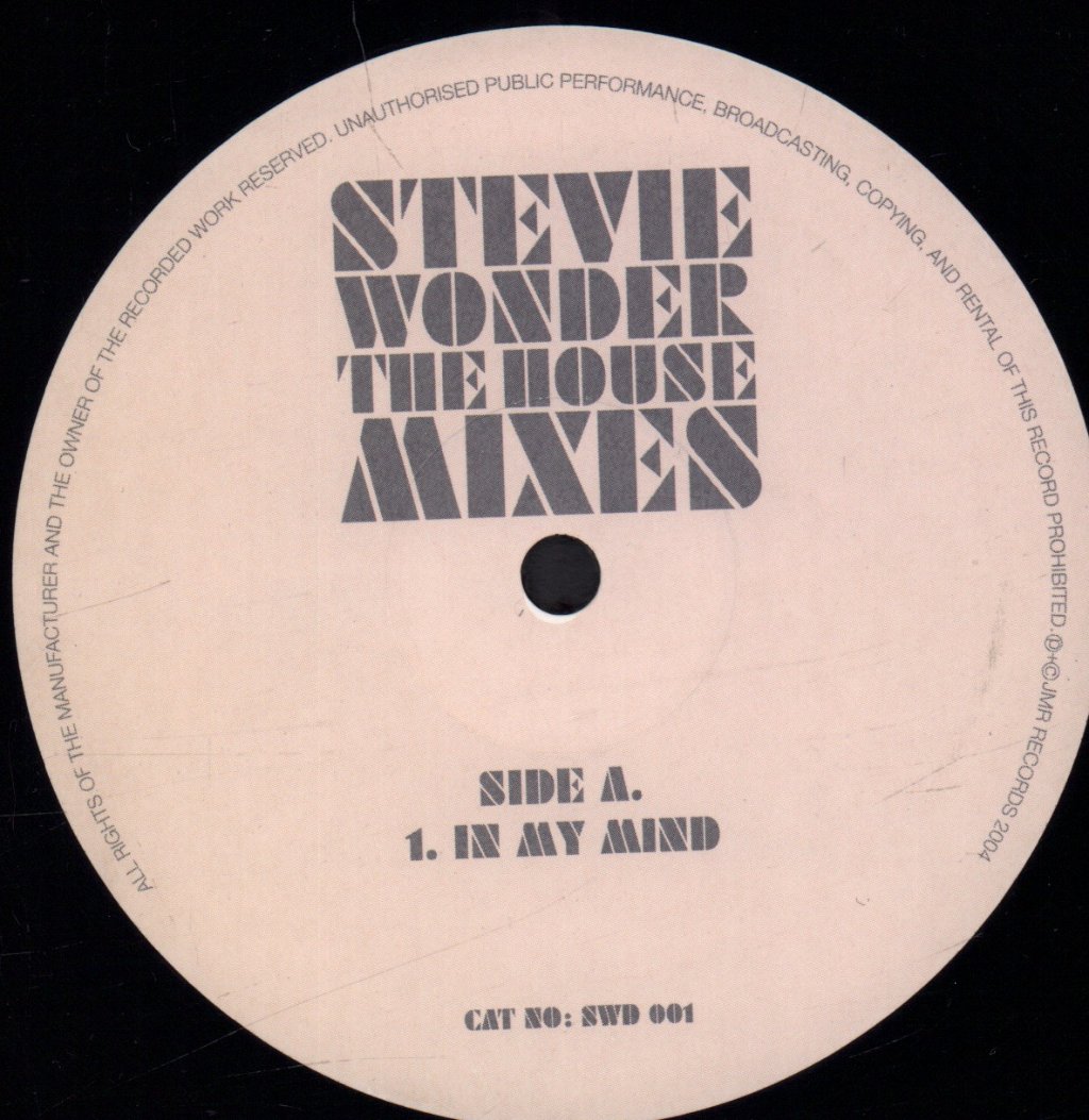 Stevie Wonder - House Mixes - Double 12 Inch