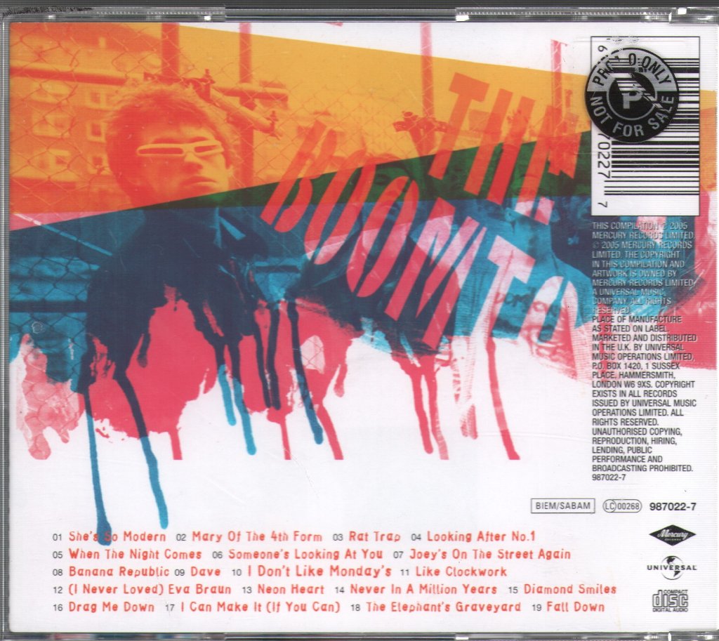 Boomtown Rats - Best Of - Cd