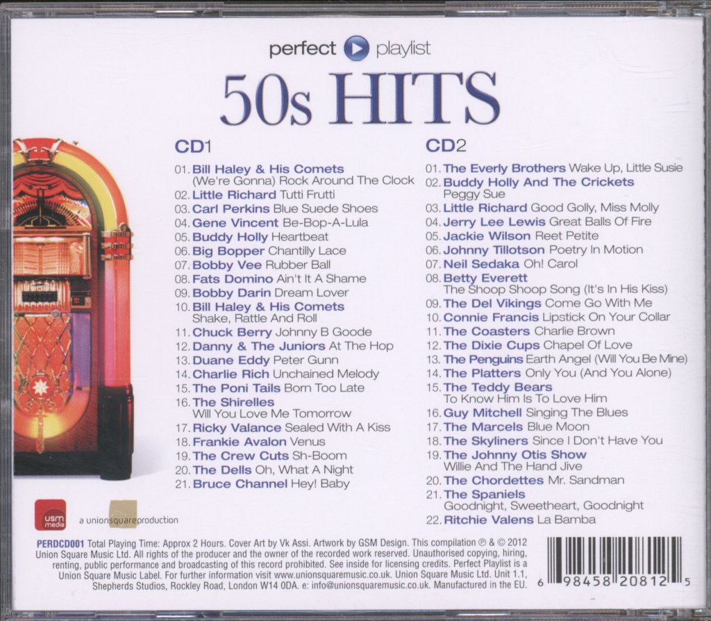 Various Artists - 50s Hits - Double Cd