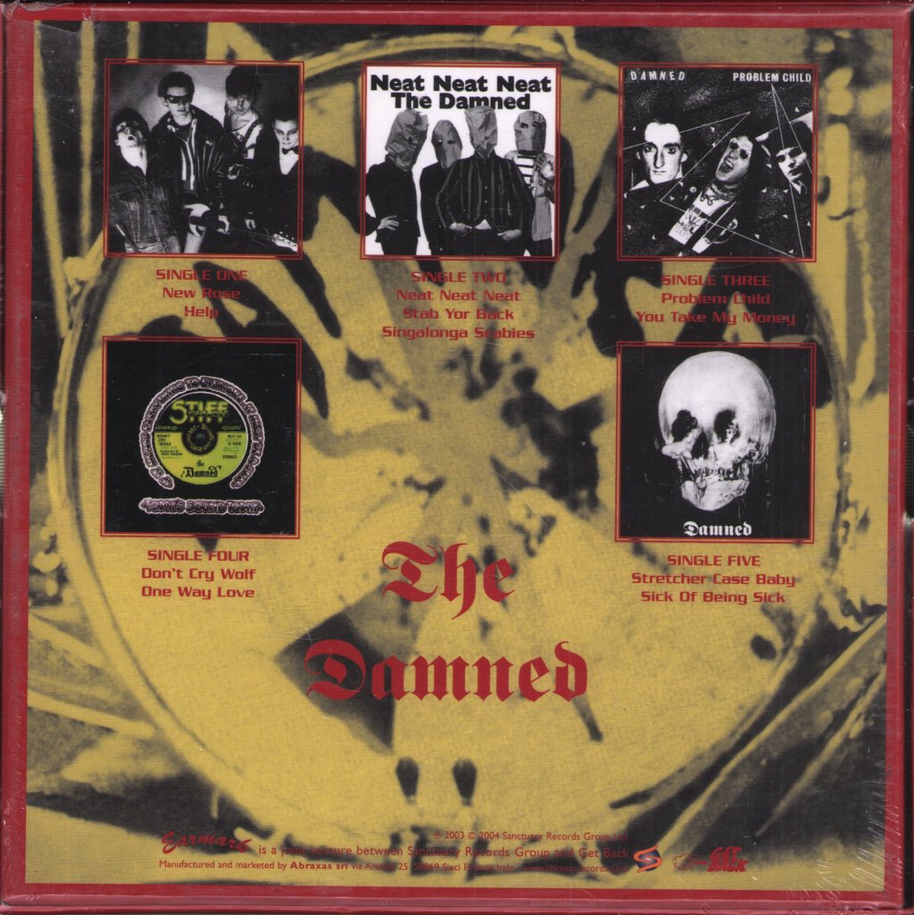 Damned - Stiff Singles 1976-1977 - 7 Inch Box Set