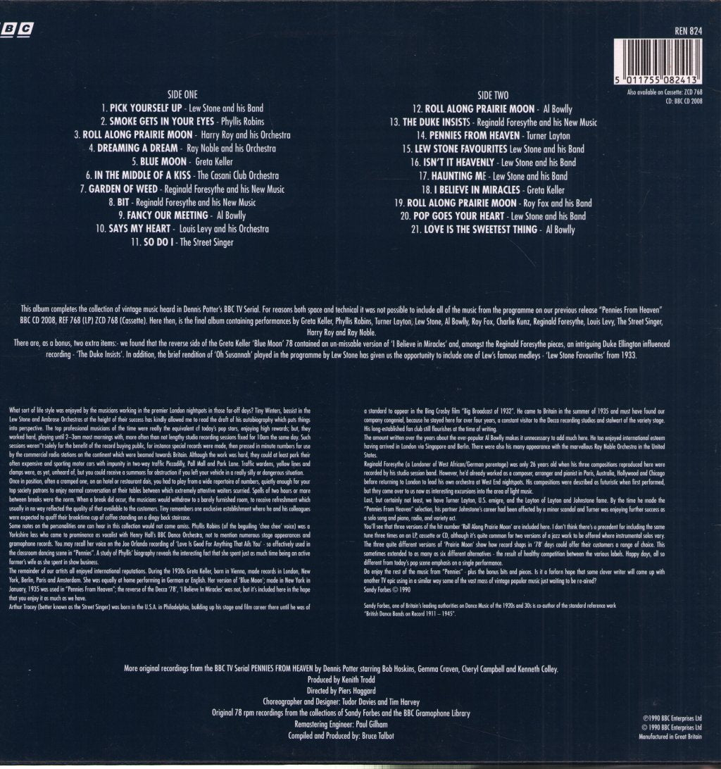 Various Artists - Pennies From Heaven II - Original Recordings Featured In The BBC TV Series - Lp
