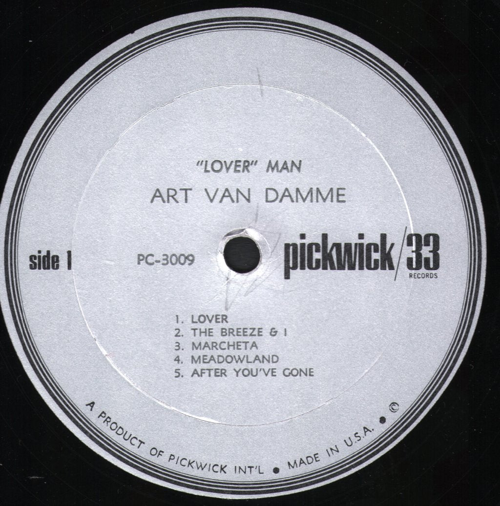 Art Van Damme - Lover Man! - Lp