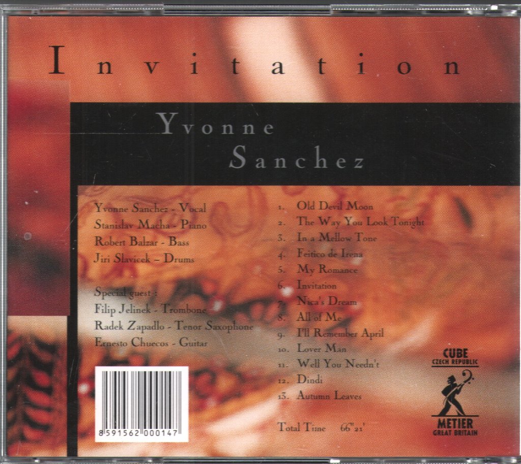Yvonne Sanchez - Invitation - Cd