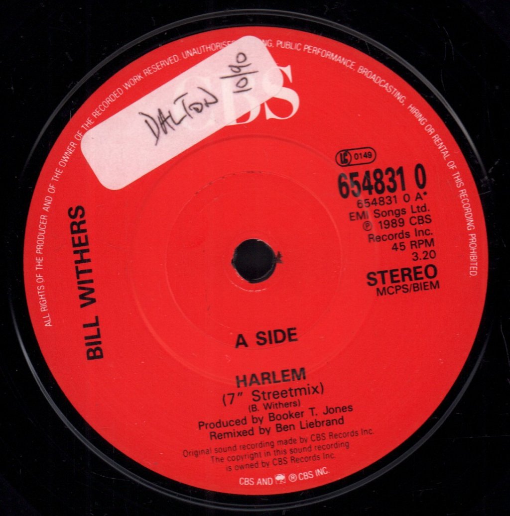 Bill Withers - Harlem - 7 Inch