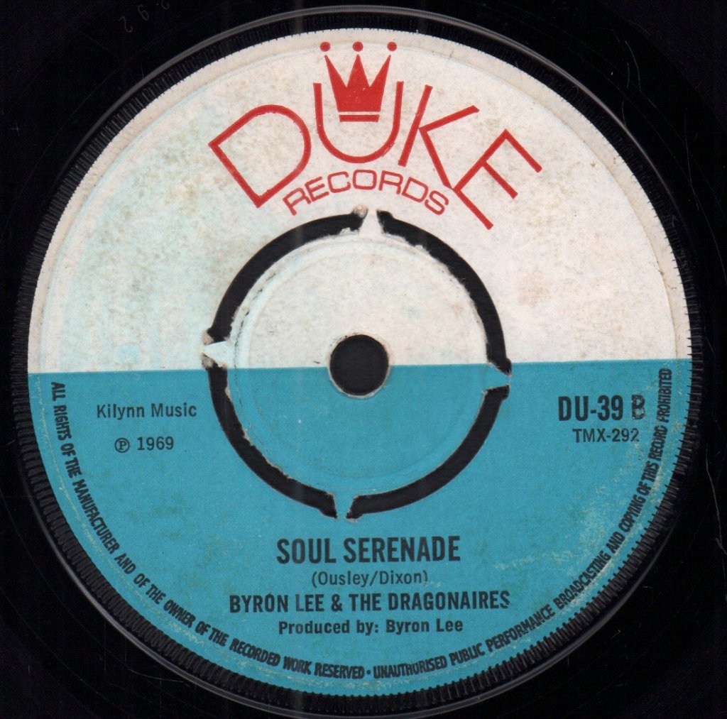 Boris Gardner/Byron Lee And The Dragonaires - Elizabethan Reggae/soul serenade - 7 Inch