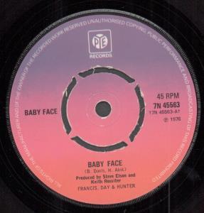 Baby Face - Baby Face - 7 Inch