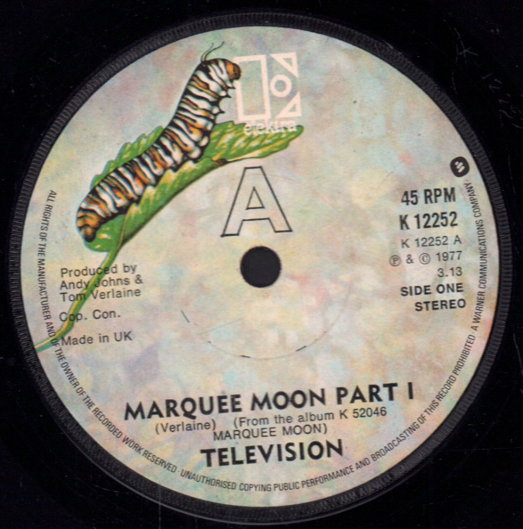 Television - Marquee Moon - 7 Inch