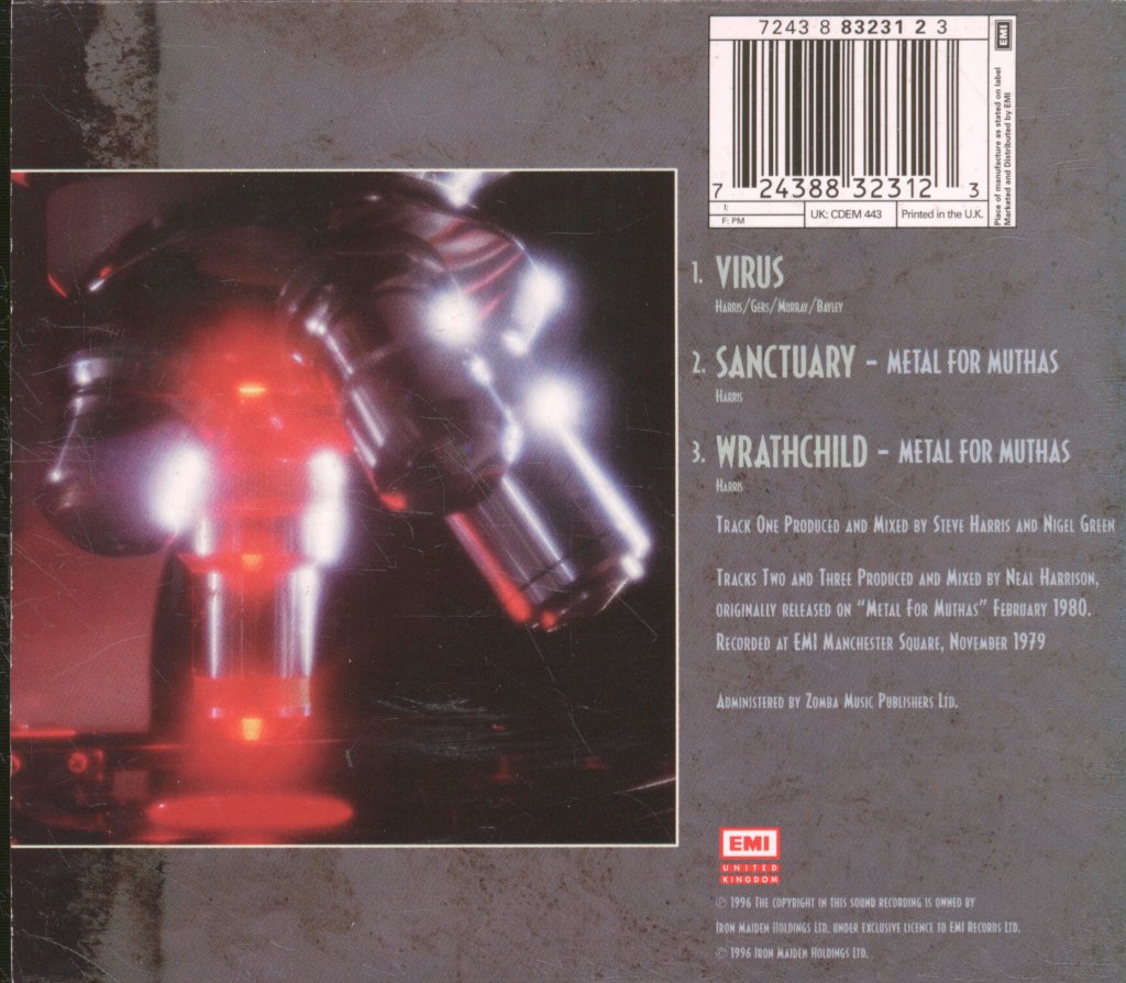 Iron Maiden - Virus - Cd