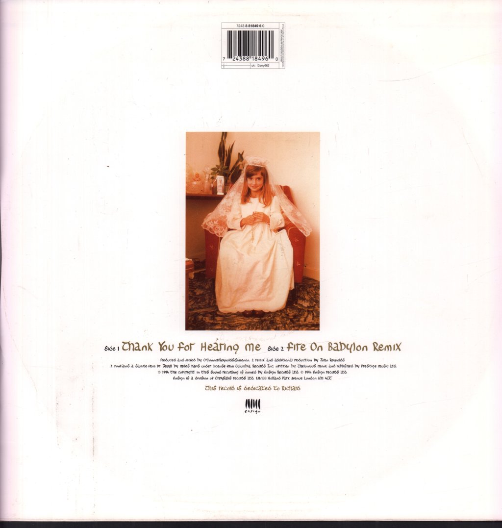 Sinead O'Connor - Thank You For Hearing Me - 12 Inch