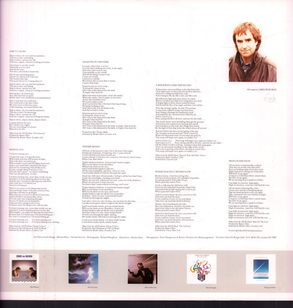 Chris De Burgh - Spark To A Flame - Lp