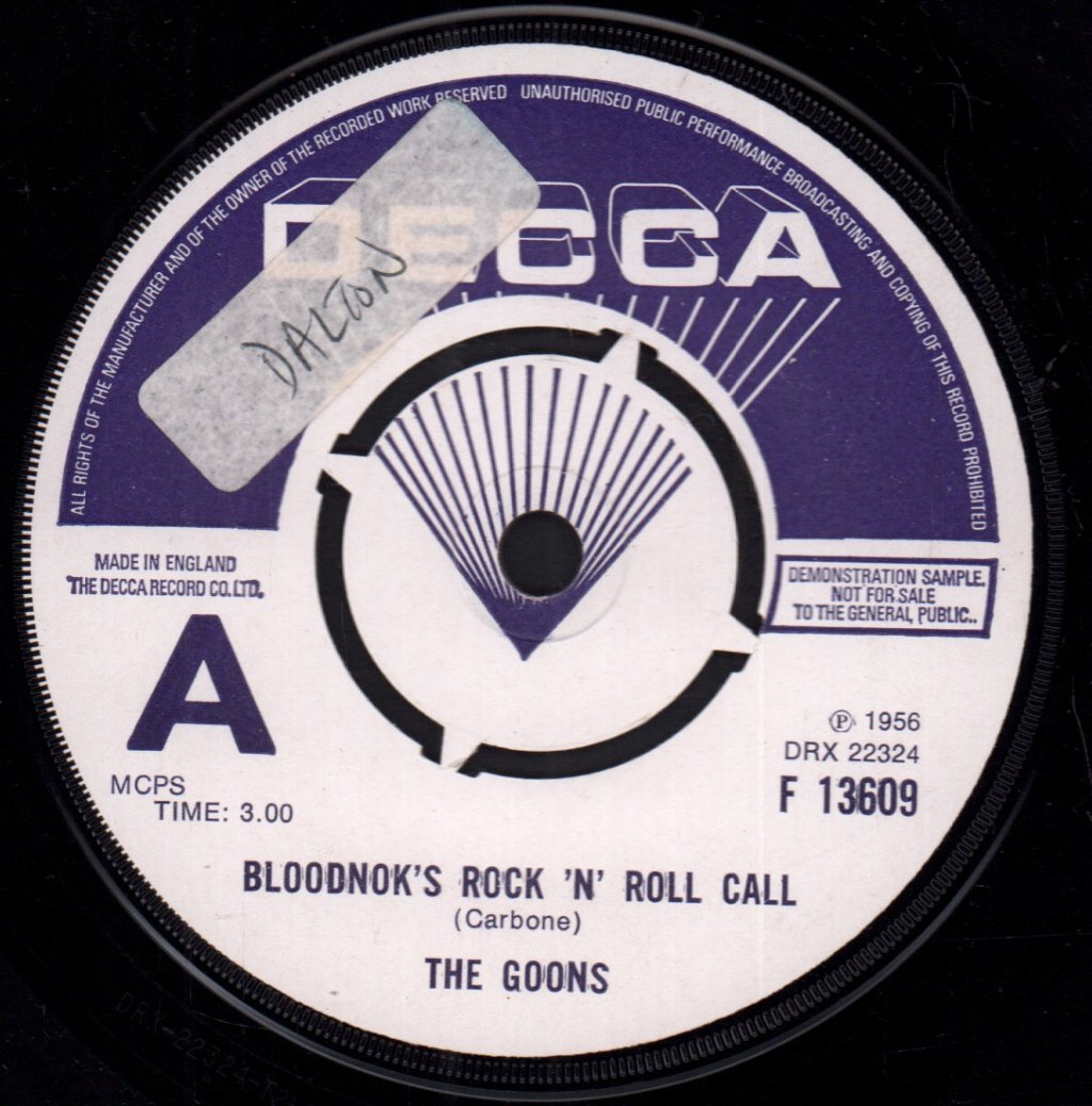 Goons - Bloodnok´s Rock´N´Roll Call - 7 Inch