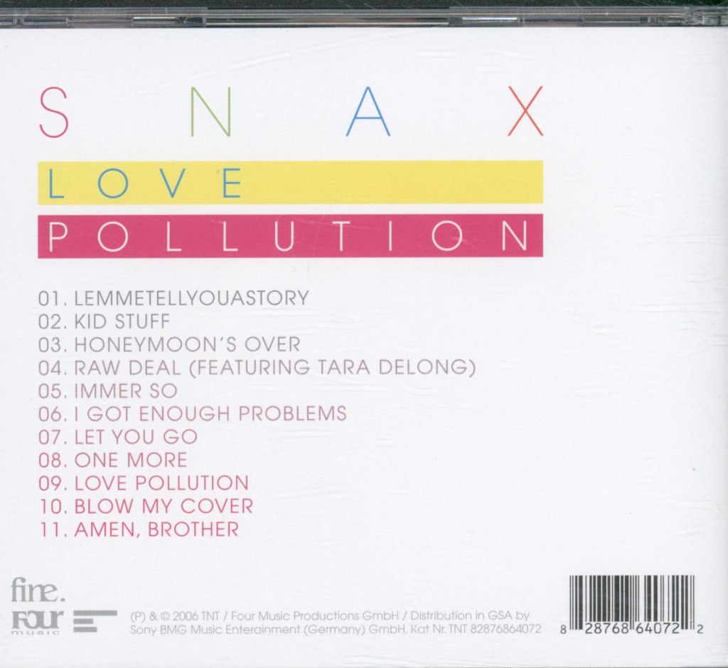 Snax - Love Pollution - Cd