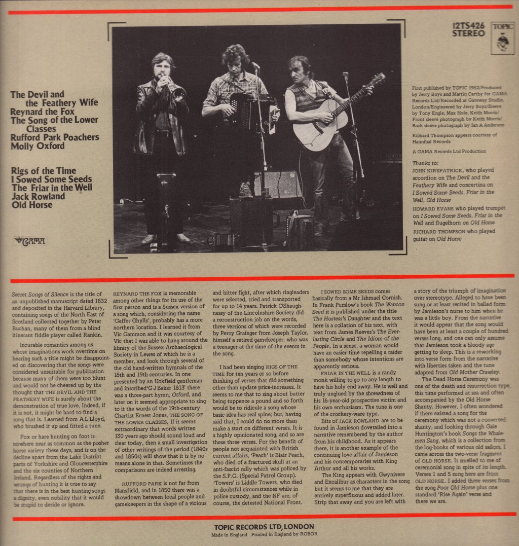 Martin Carthy - Out Of The Cut - Lp
