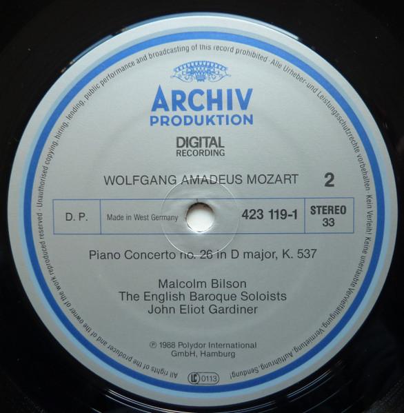 Malcolm Bilson / English Baroque Soloists / John Eliot Gardiner - mozart Piano Concertos Nos. 25 & 26 - Lp