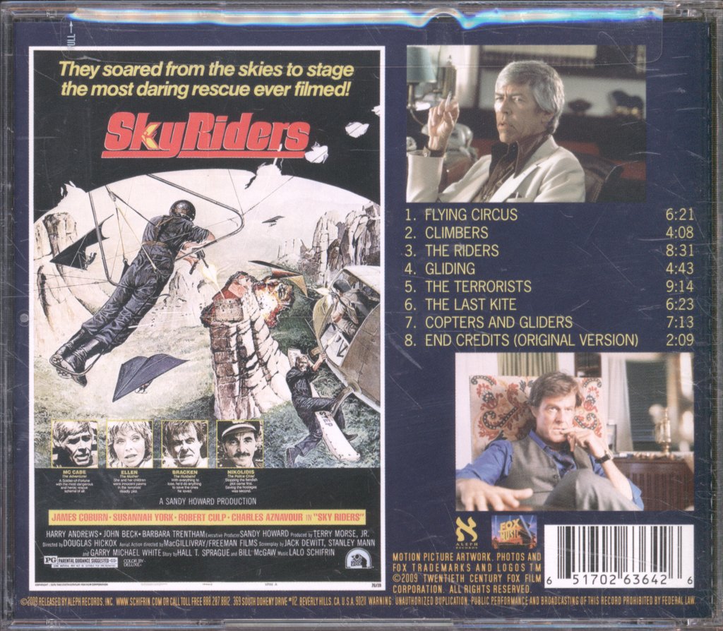 Lalo Schifrin - Sky Riders - Cd