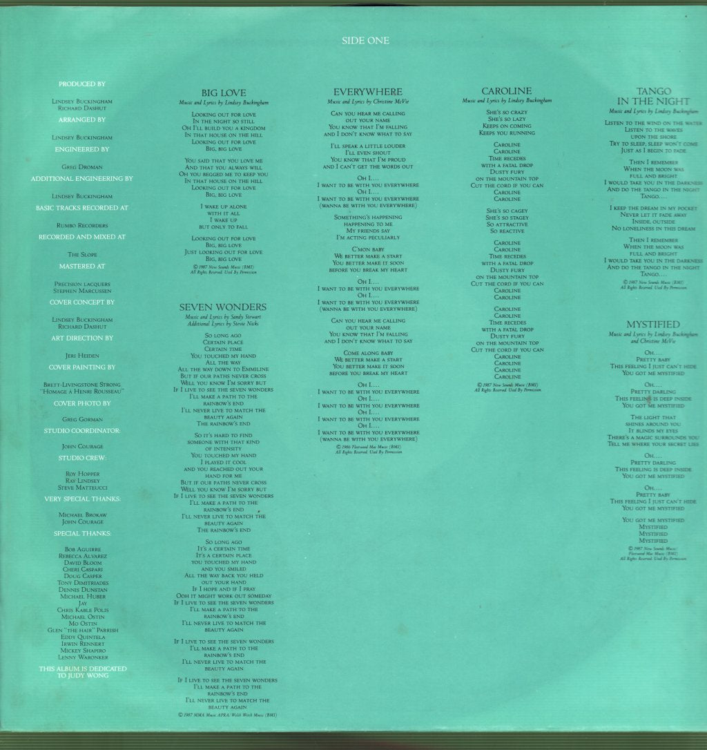 Fleetwood Mac - Tango In The Night - Lp