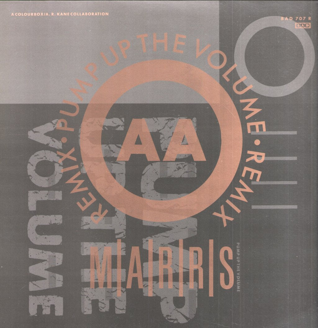 Marrs - Pump Up The Volume - 12 Inch