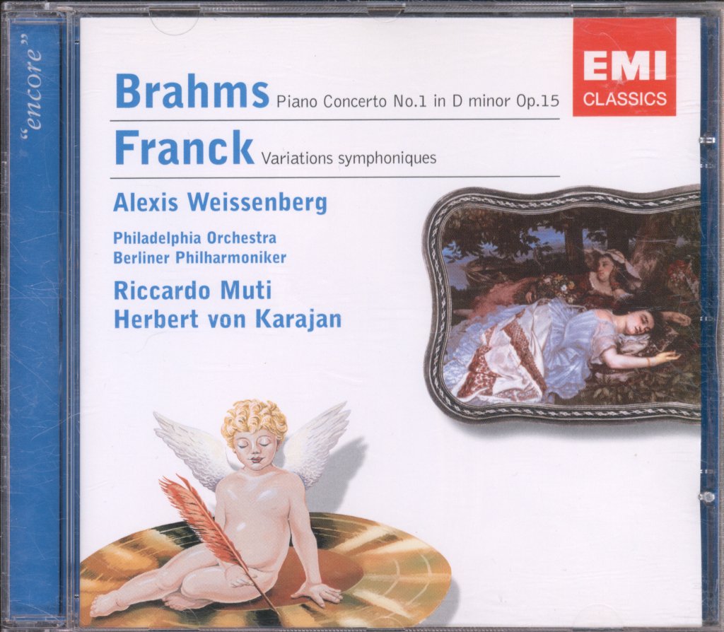 Herbert Von Karajan, Philadelphia Orchestra - Brahms - Piano Concerto No1 / Franck - Variations Symphoniques - Cd