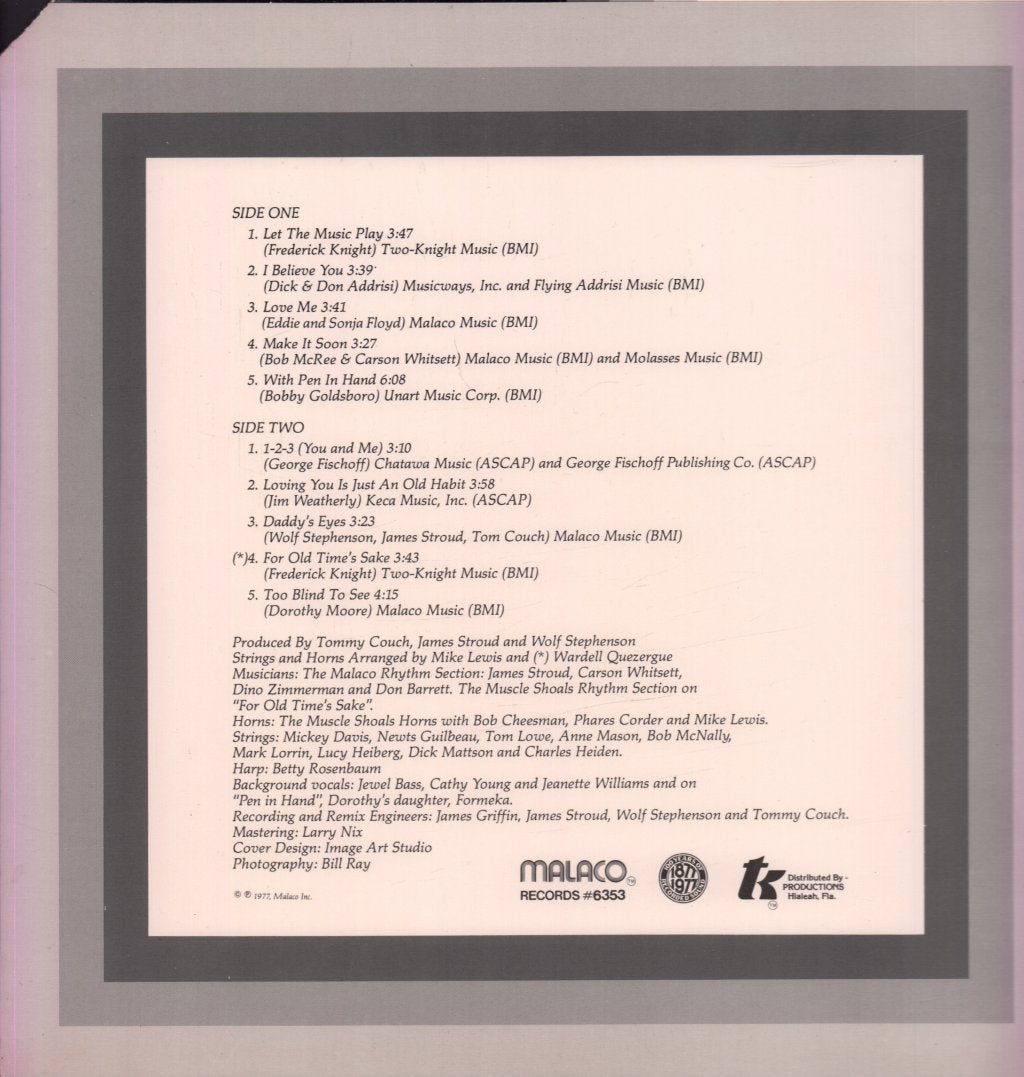 Dorothy Moore - Dorothy Moore - Lp