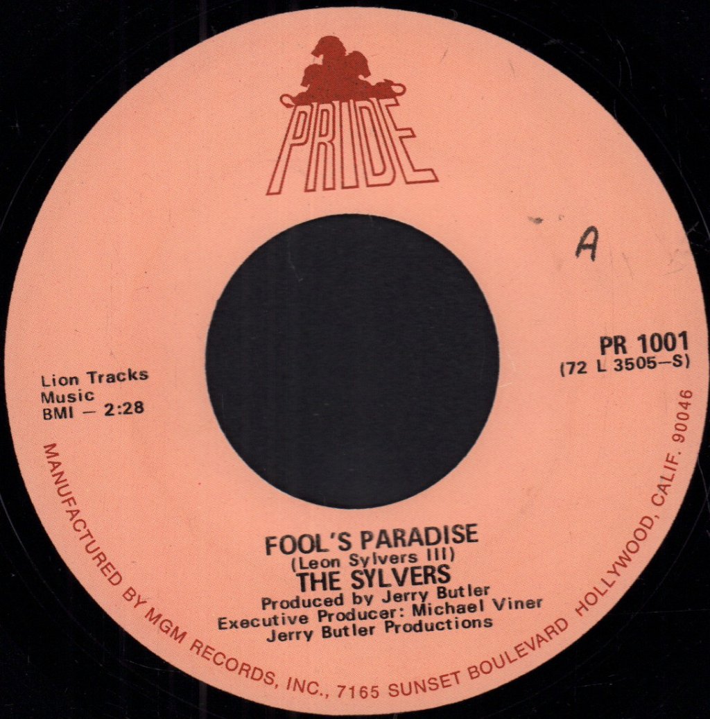 Sylvers - Fool's Paradise - 7 Inch