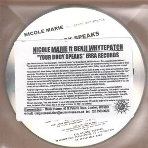 Nicole Marie - Your Body Speaks - Cdr