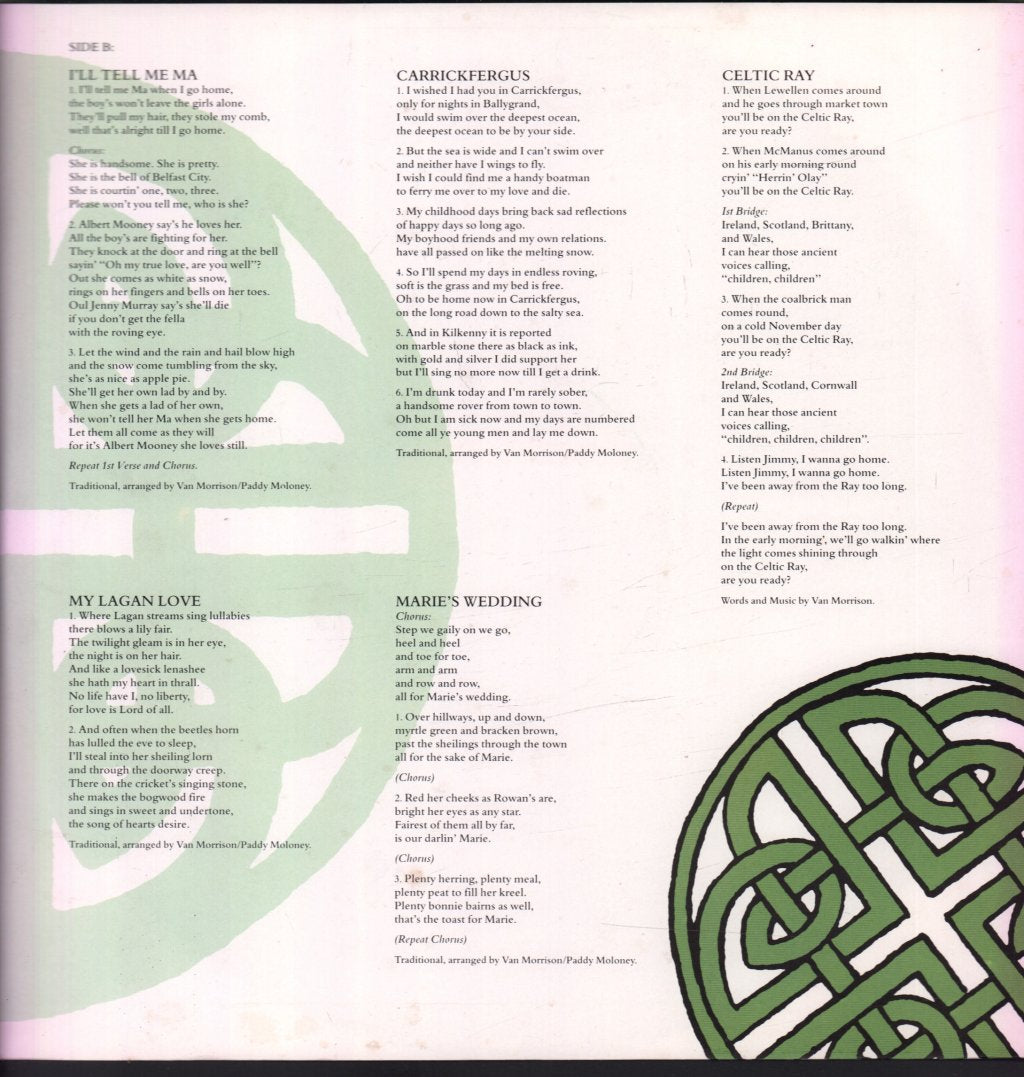 Van Morrison And The Chieftains - Irish Heartbeat - Lp