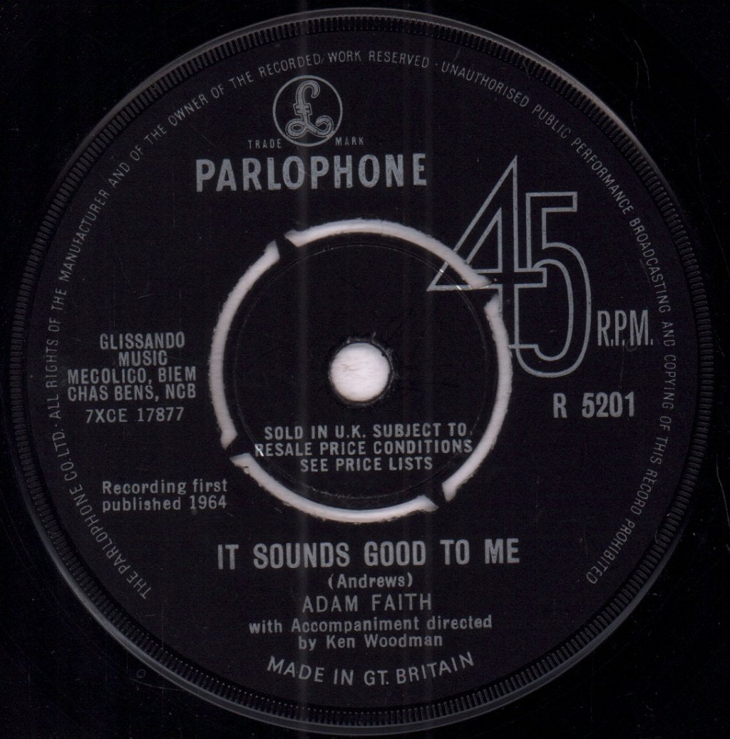 Adam Faith - A Message To Martha - 7 Inch