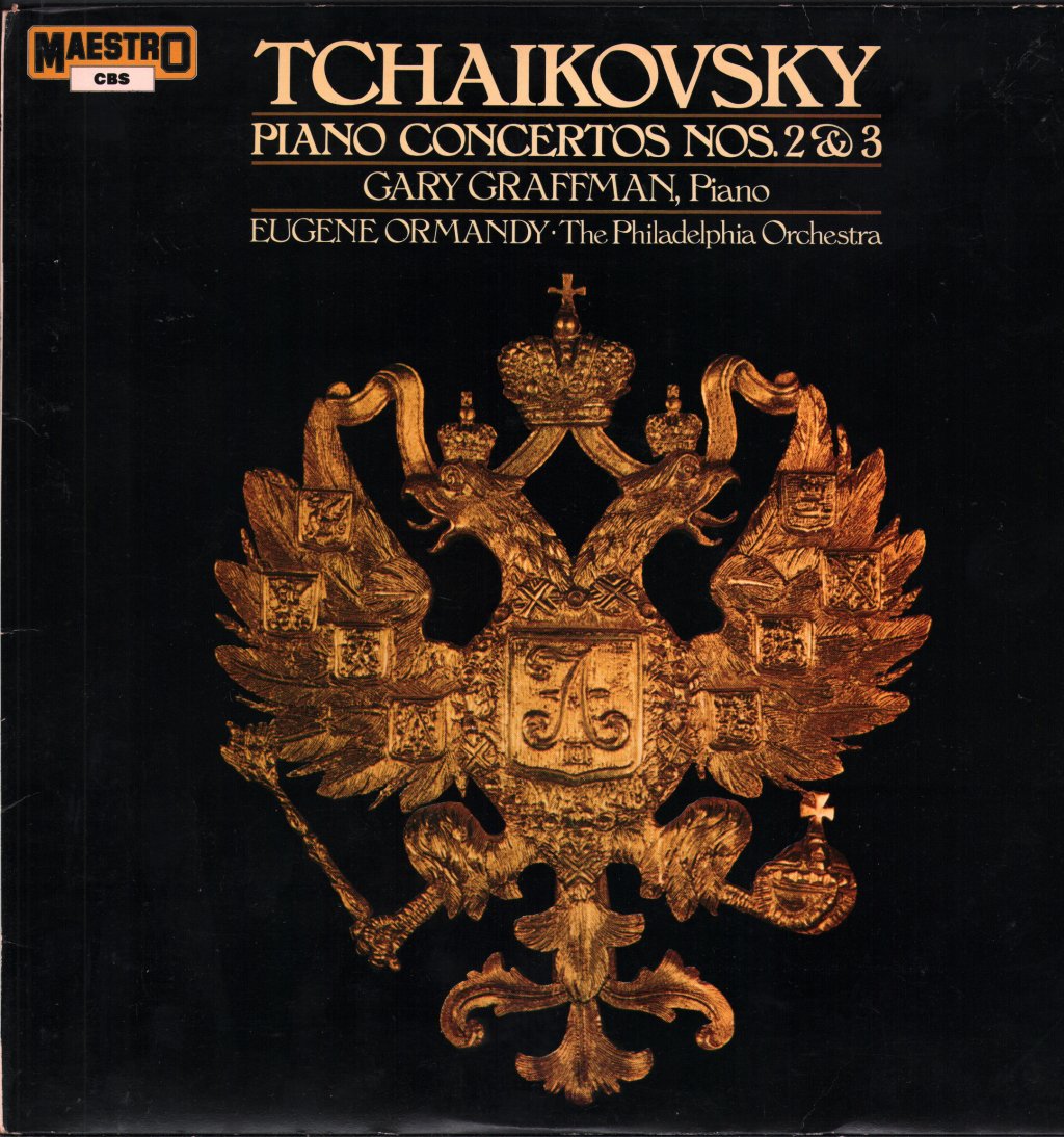 Gary Graffman / Eugene Ormandy / Philadelphia Orchestra - Tchaikovsky - Piano Concertos Nos. 2 & 3 - Lp