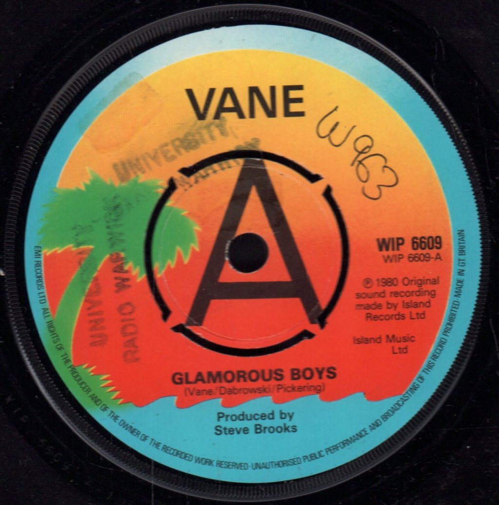 Vane - Glamorous Boys - 7 Inch