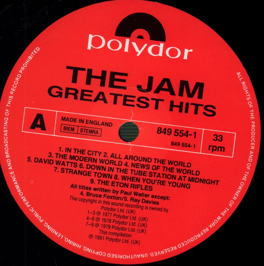 Jam - Greatest Hits - Lp