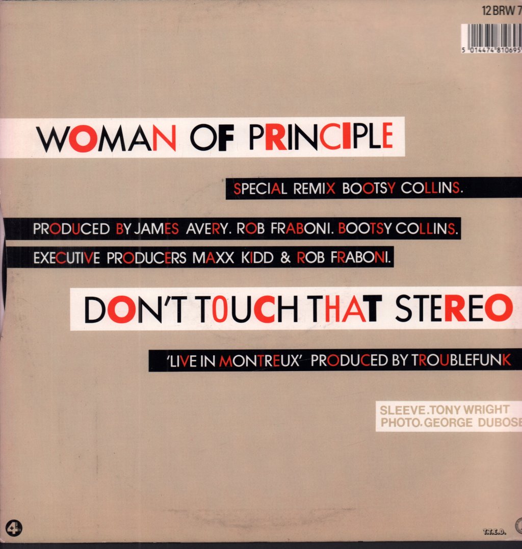 Trouble Funk - Woman Of Principle - 12 Inch