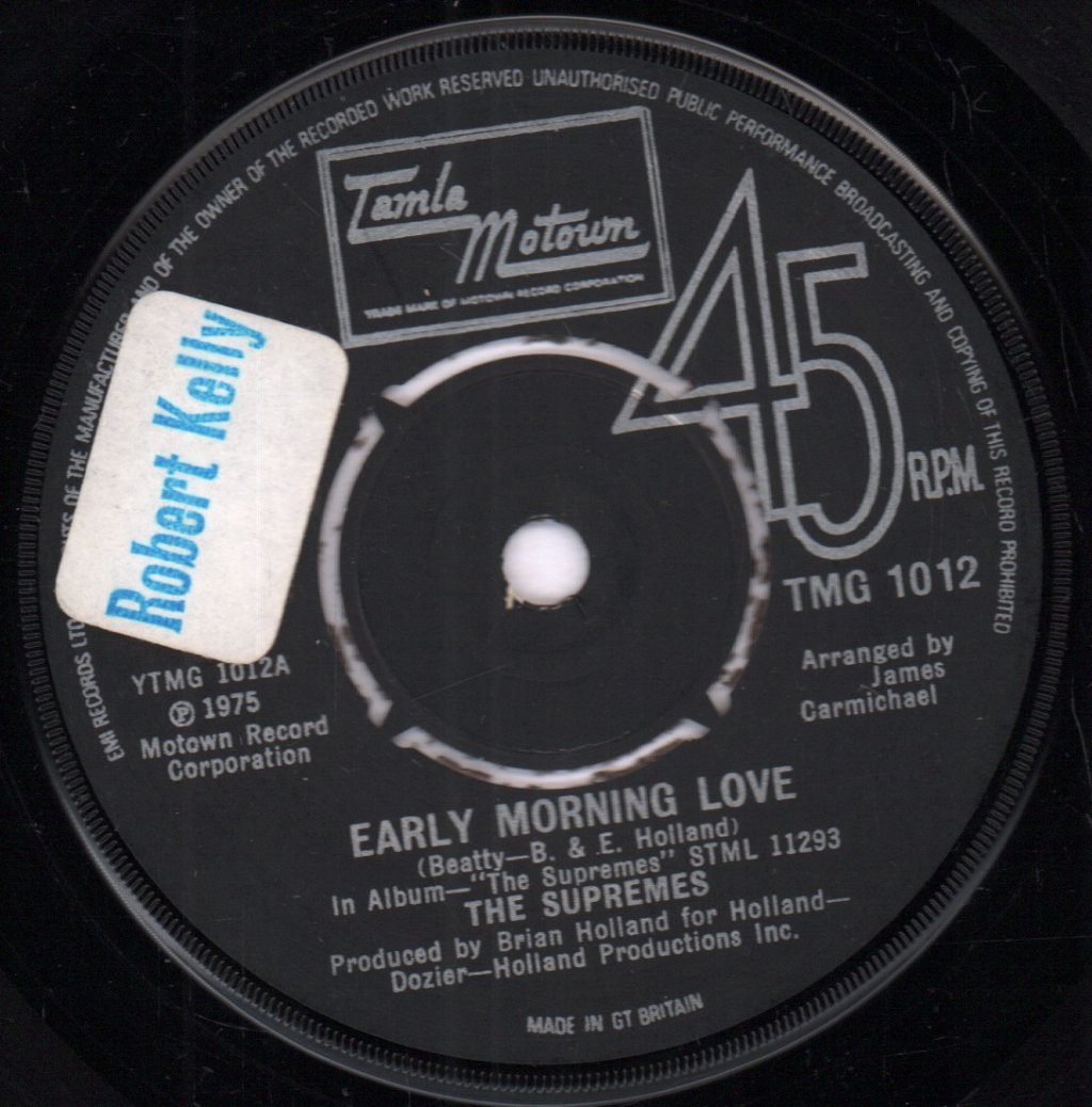 Supremes - Early Morning Love - 7 Inch