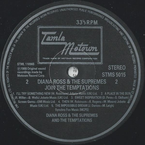 Diana Ross And The Supremes And The Temptations - Diana Ross & The Supremes Join The Temptations - Lp