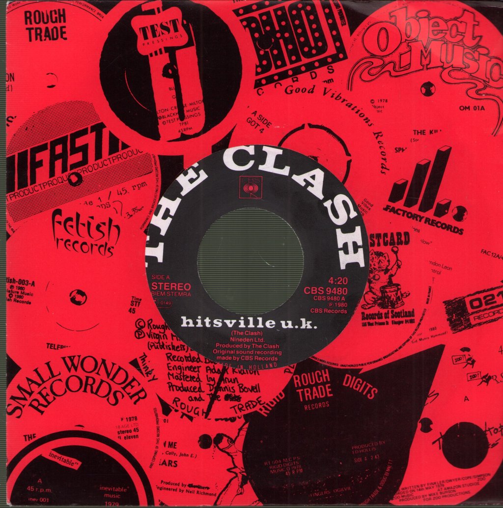 Clash - Hitsville Uk - 7 Inch