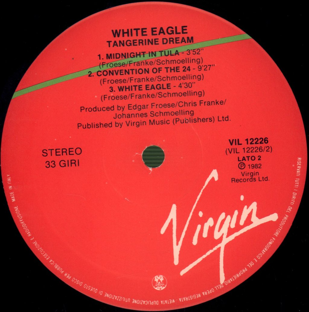 Tangerine Dream - White Eagle - Lp