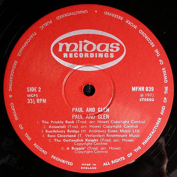 Paul & Glen - Paul & Glen - Lp