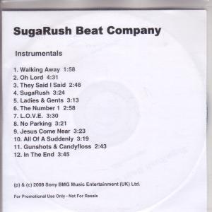 Sugarush Beat Company - Instrumentals - Cdr