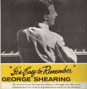 George Shearing - It's Easy To Remember - Lp