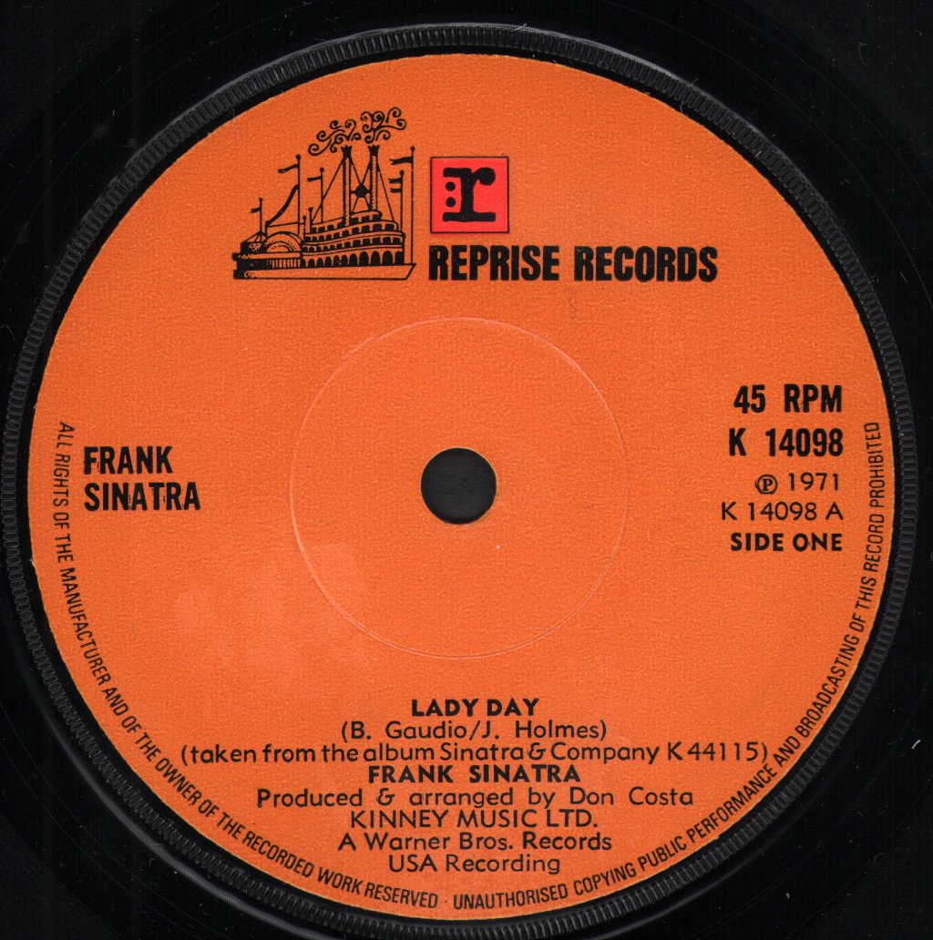 Frank Sinatra - Lady Day - 7 Inch