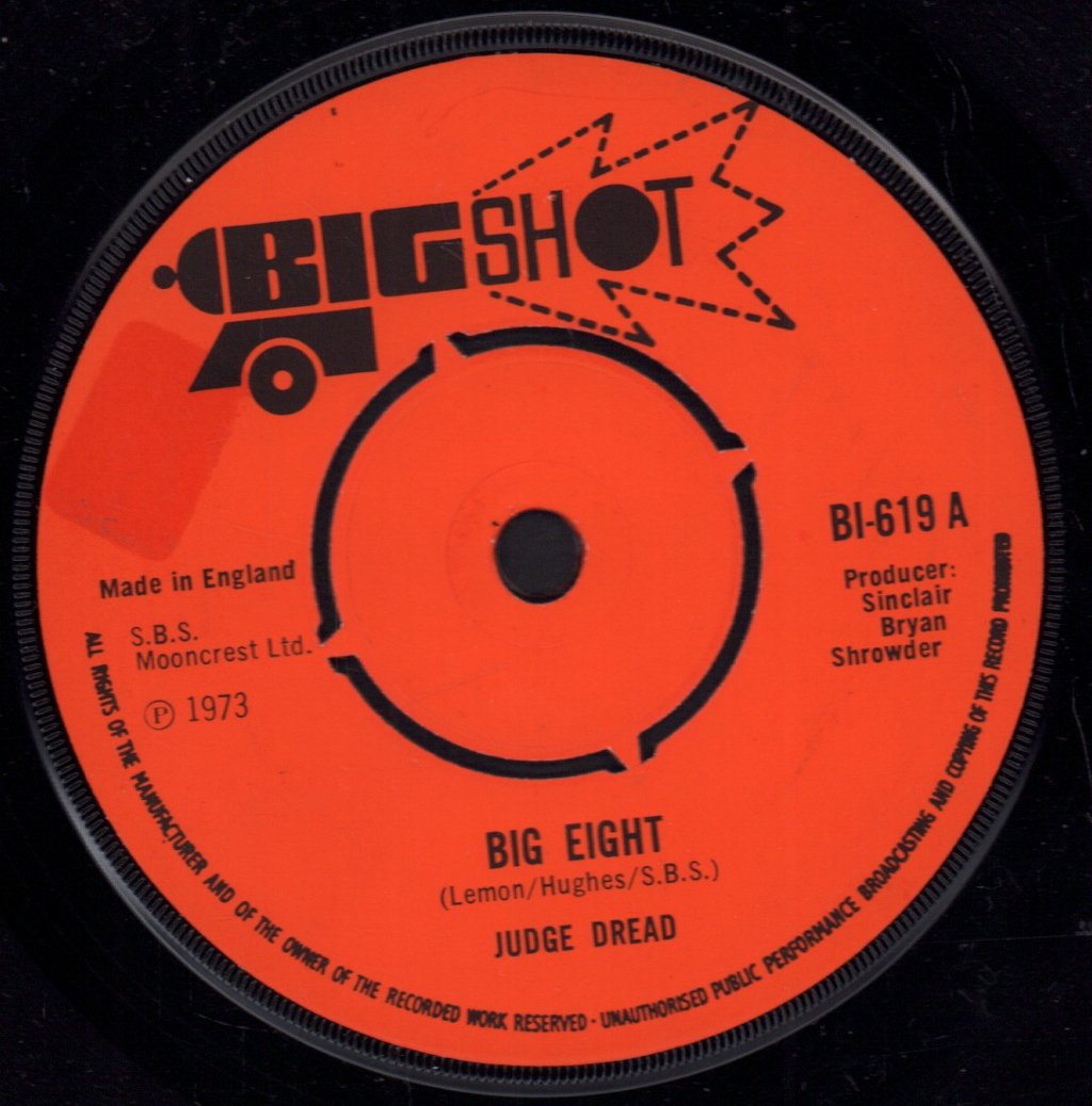Judge Dread - Big Eight - 7 Inch