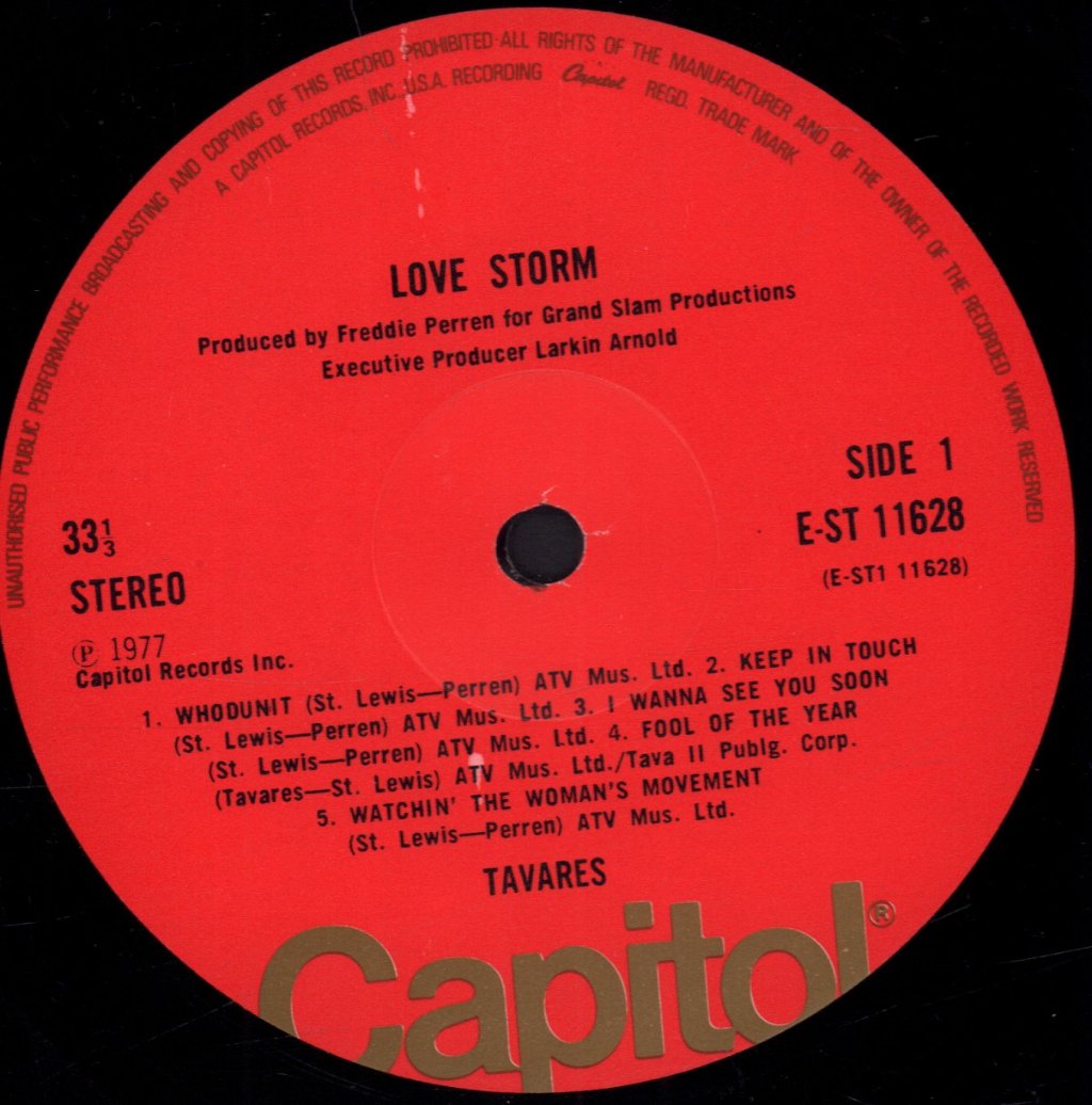 Tavares - Love Storm - Lp