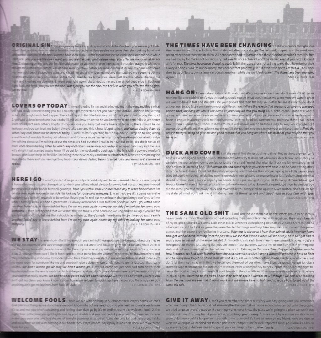 Welcome Idiots - 11 Outlined Epitaphs - Lp