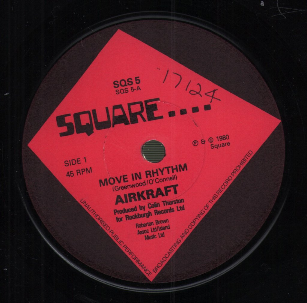 Airkraft (New Wave) - Move In Rhythm - 7 Inch
