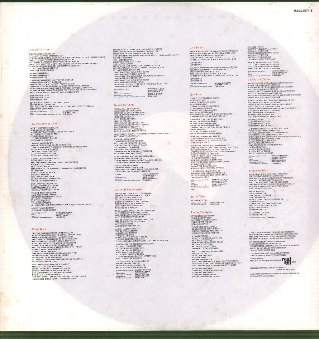 Chris Rea - Dancing With Strangers - Lp