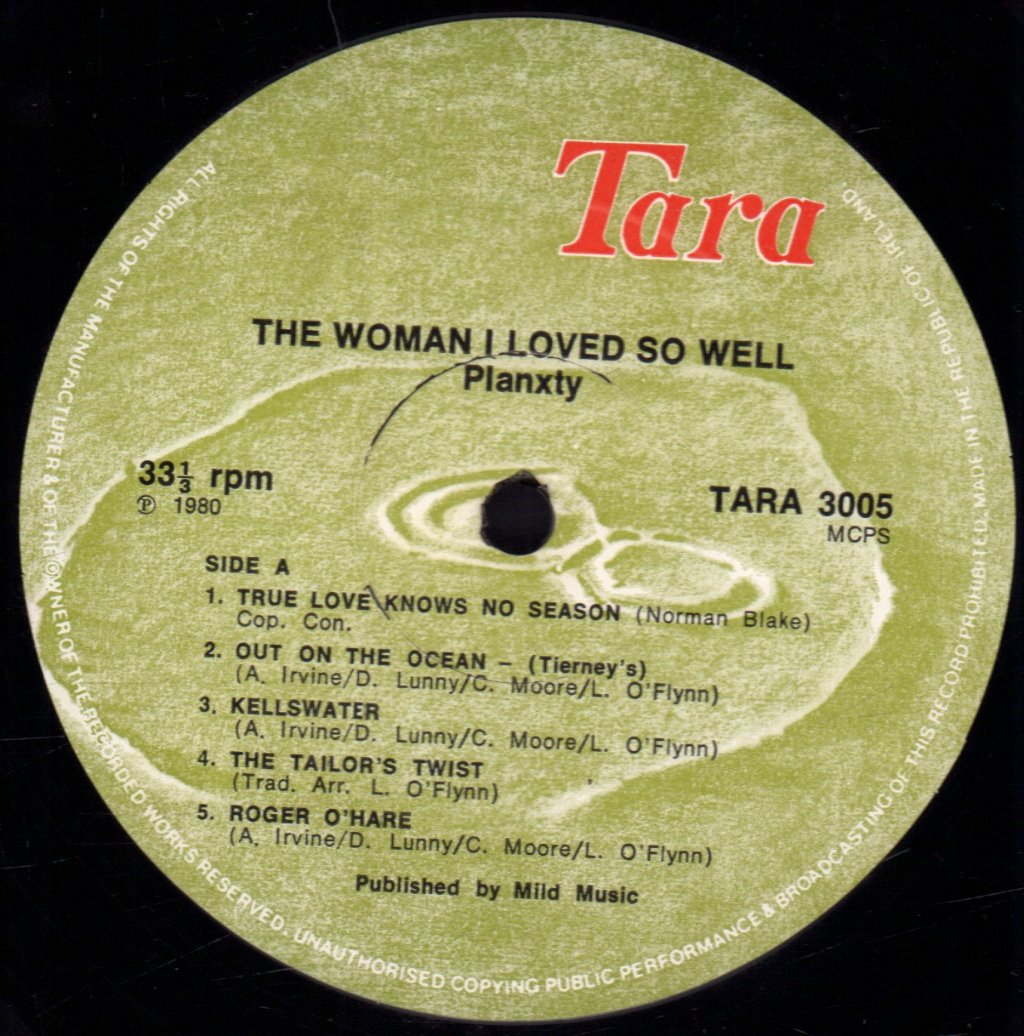 Planxty - Woman I Loved So Well - Lp