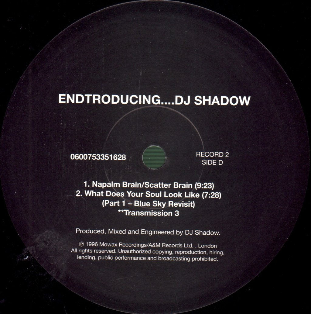 DJ Shadow - Endtroducing... - Double Lp