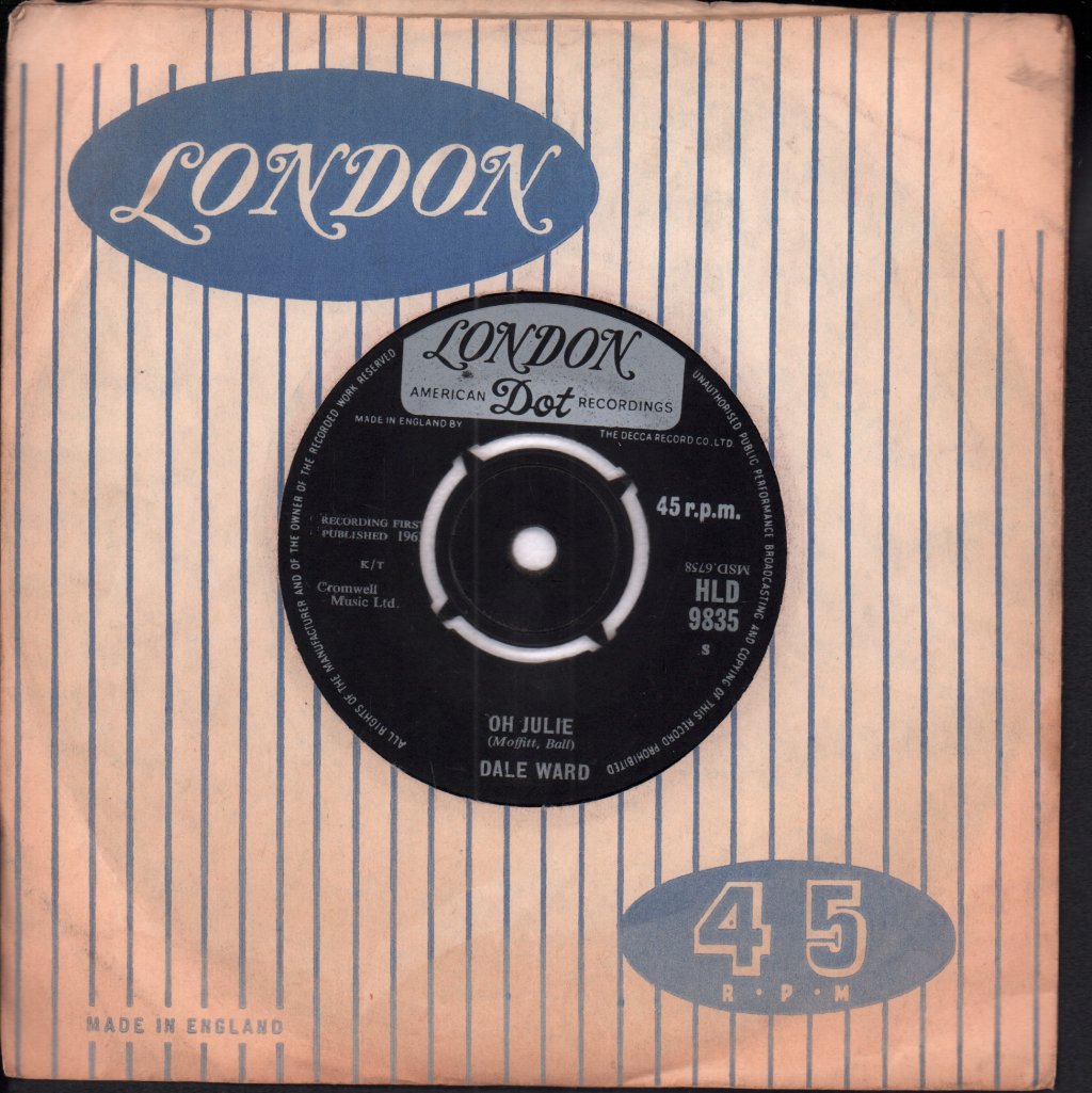 Dale Ward - Letter From Sherry - 7 Inch