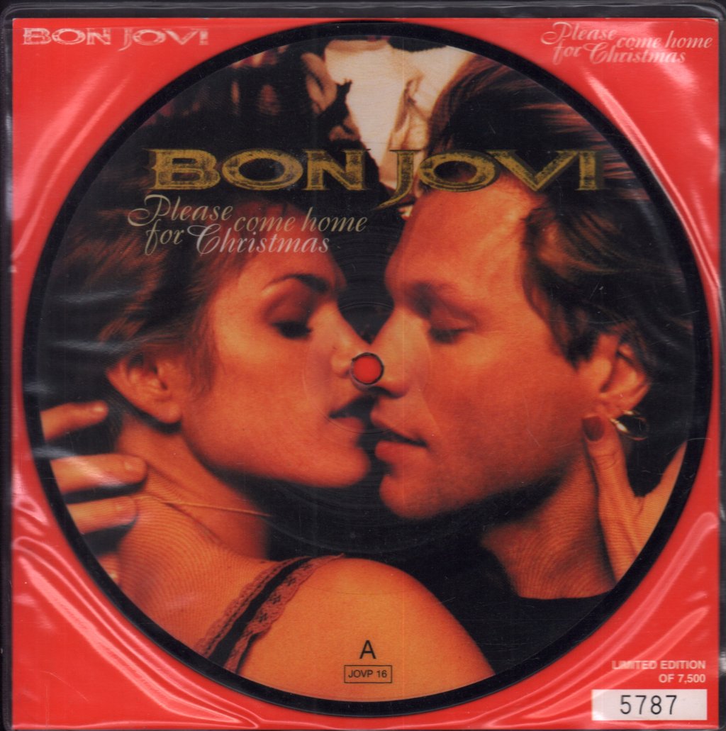 Bon Jovi - Please Come Home For Christmas - 7 Inch