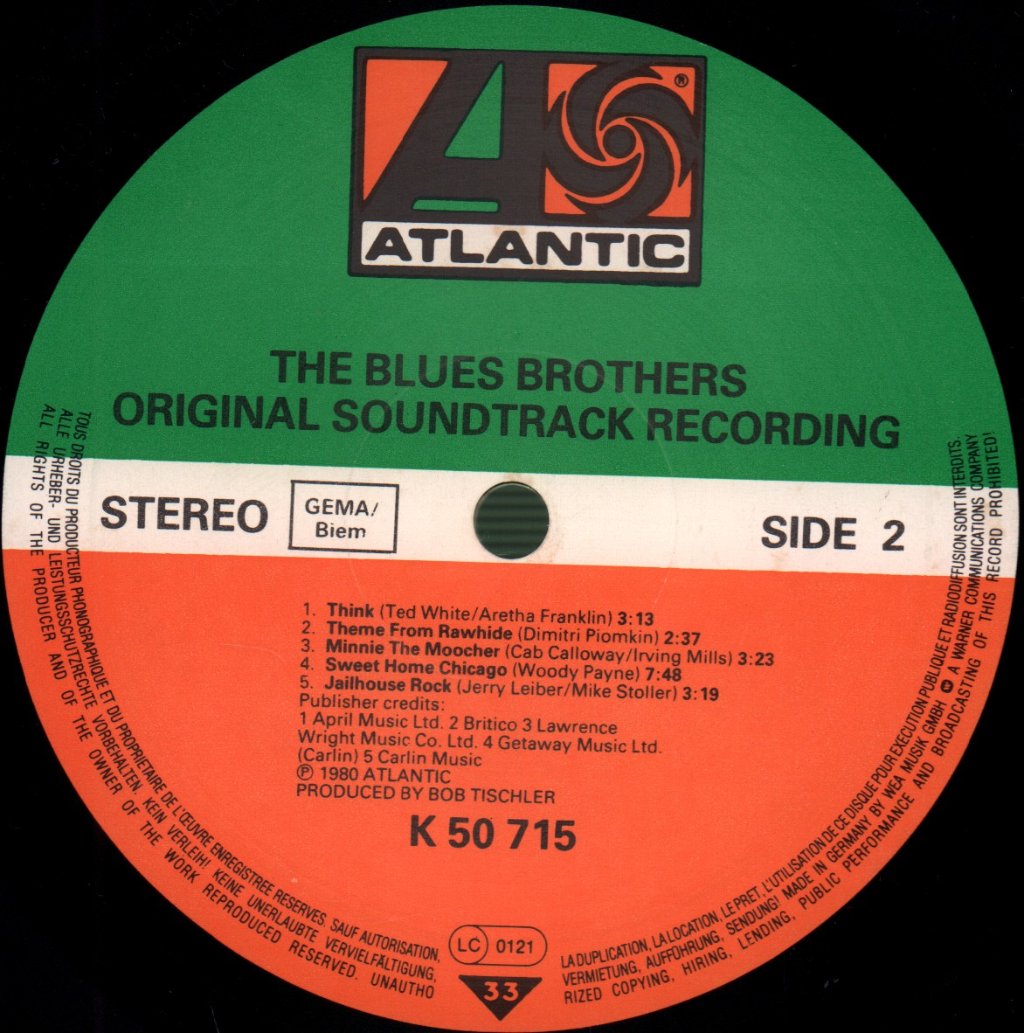 Blues Brothers - Original Soundtrack Recording - Lp