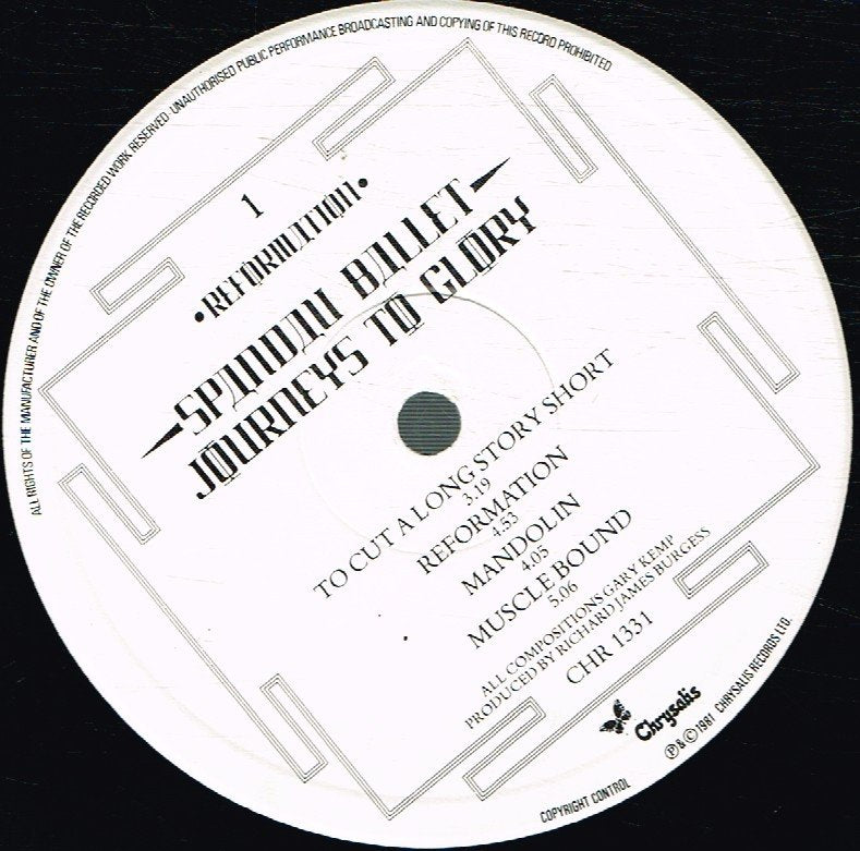 Spandau Ballet - Journeys To Glory - Lp